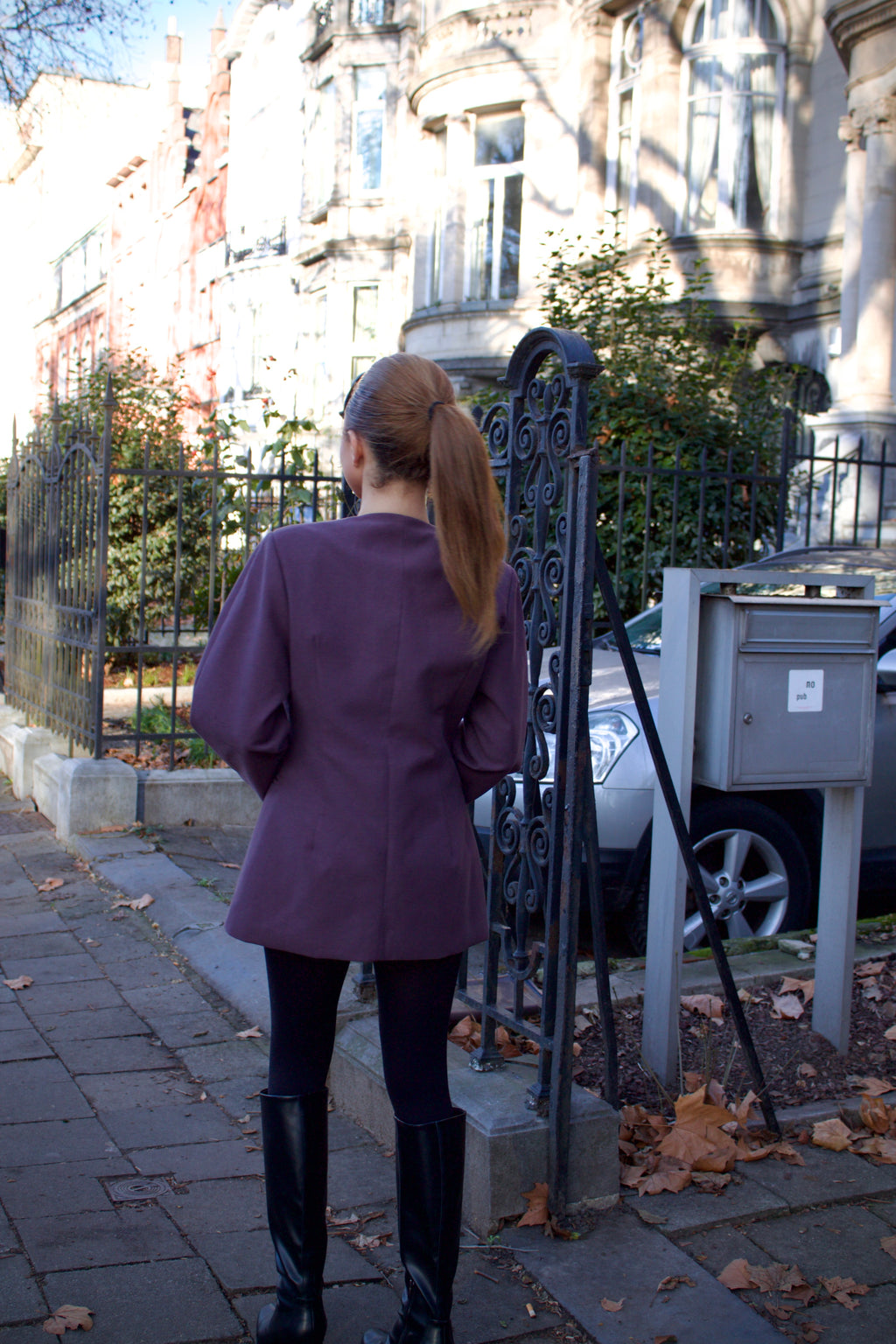 Bayla Sculpt Cotton Blazer