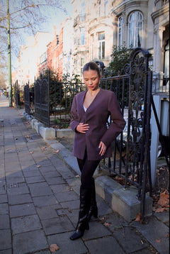 Bayla Sculpt Cotton Blazer