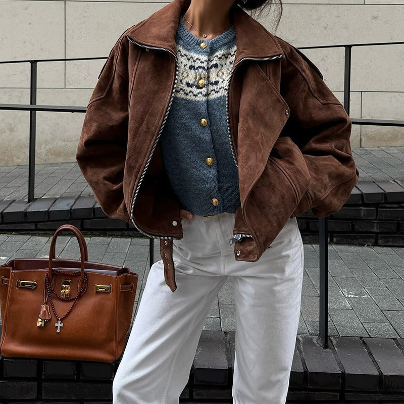 Bomber Bayla en suédine