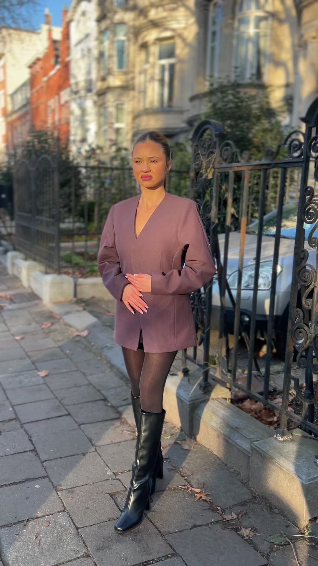 Bayla Sculpt Blazer en coton